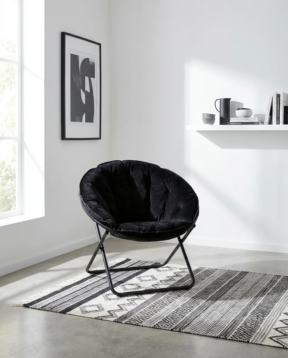 Black Papasan as a Bold Statement Piece 1
