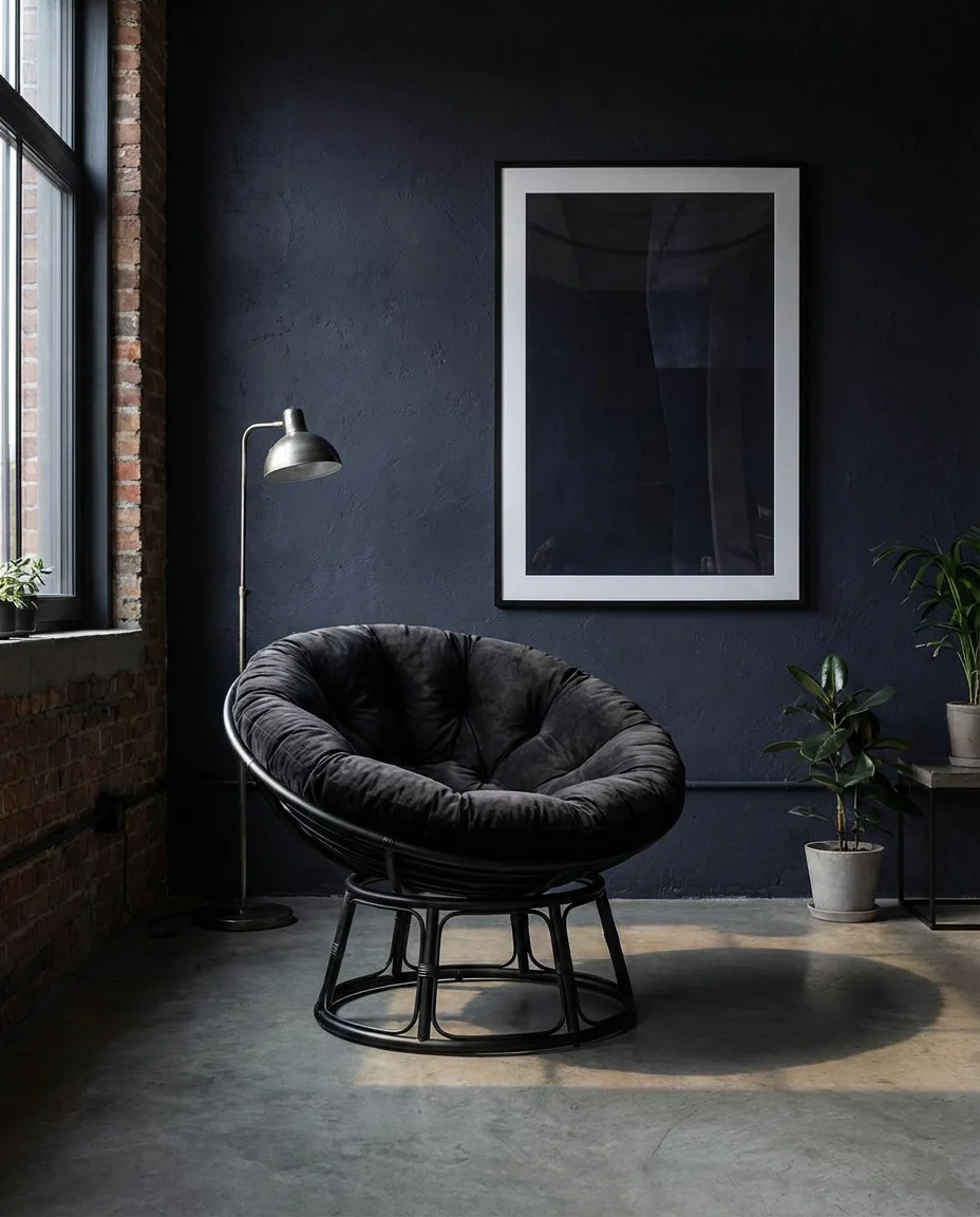 Black Papasan as a Bold Statement Piece 2