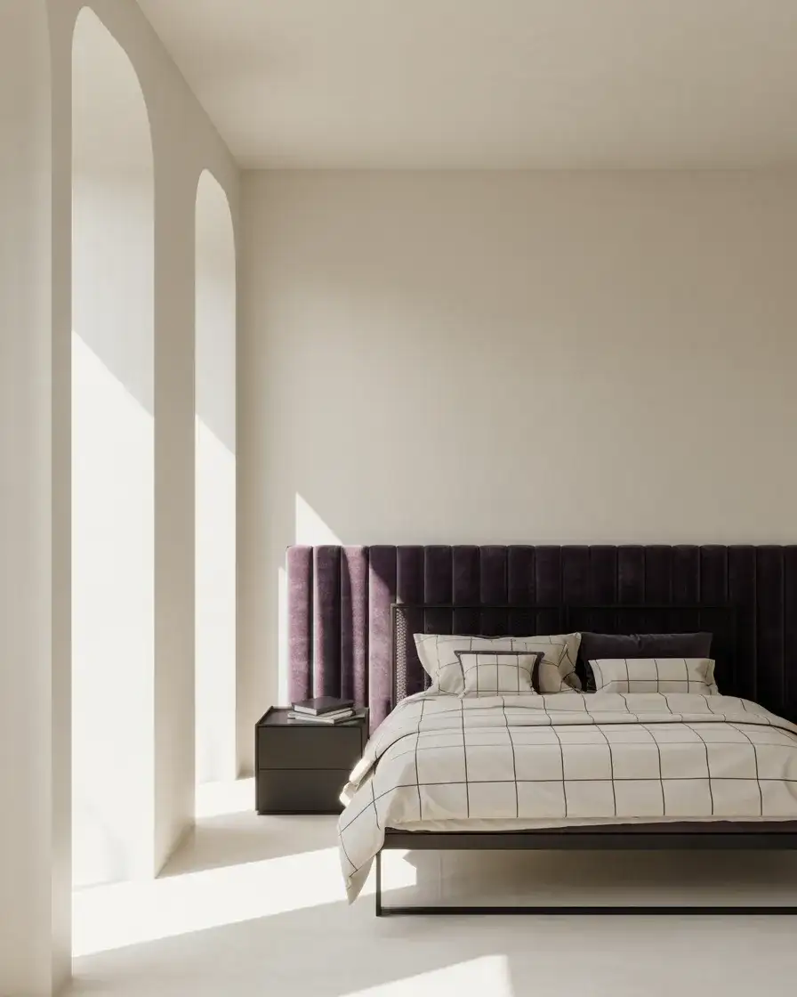 Black White and Purple Sharp Contrast 1