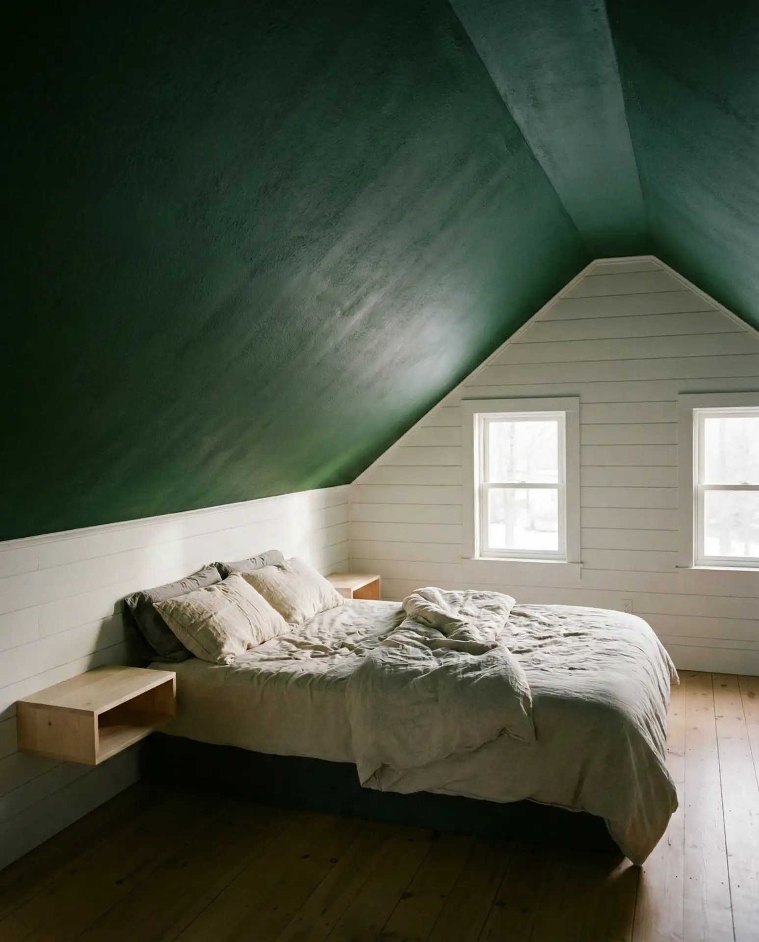 Bold Geometric Paint Under a Triangle Peak 1