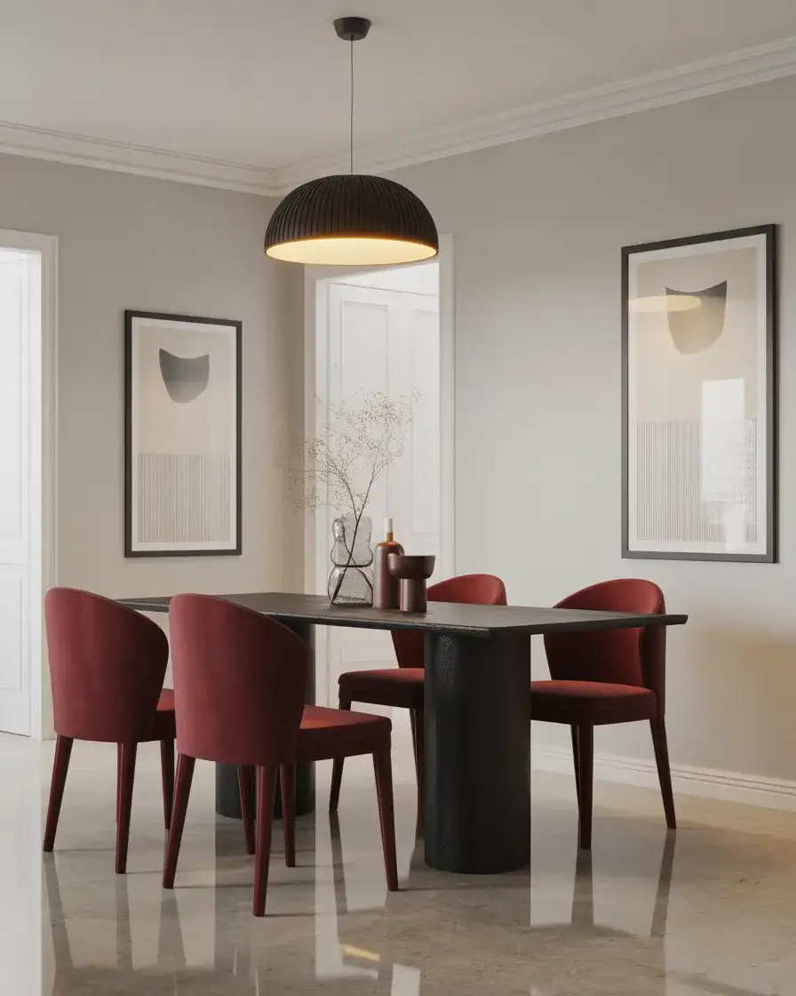 Bold Red Dining Chairs for Energetic Spaces 1