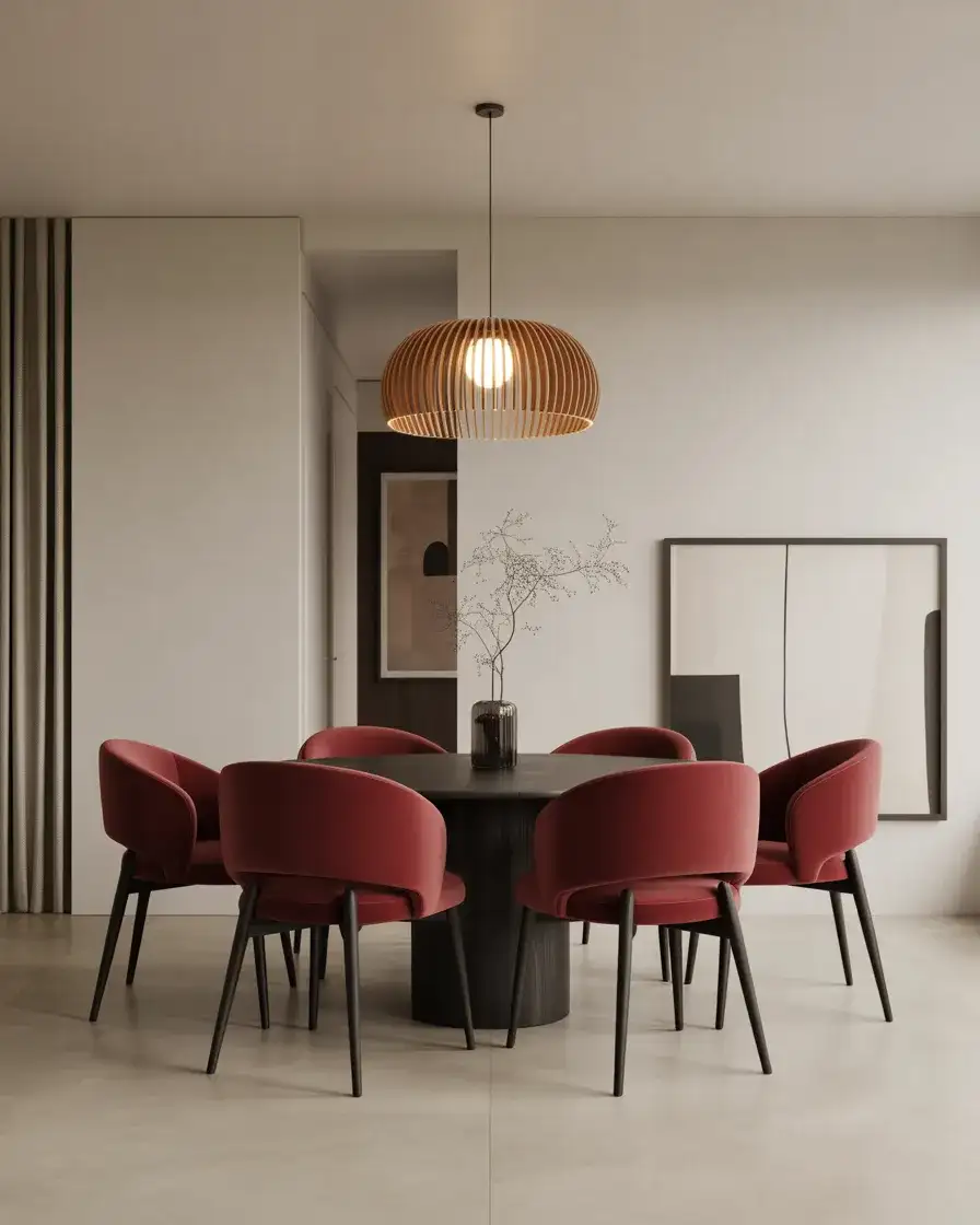 Bold Red Dining Chairs for Energetic Spaces 2