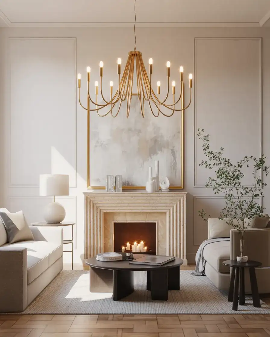 Brass and Gold Fixtures for Warmth 1