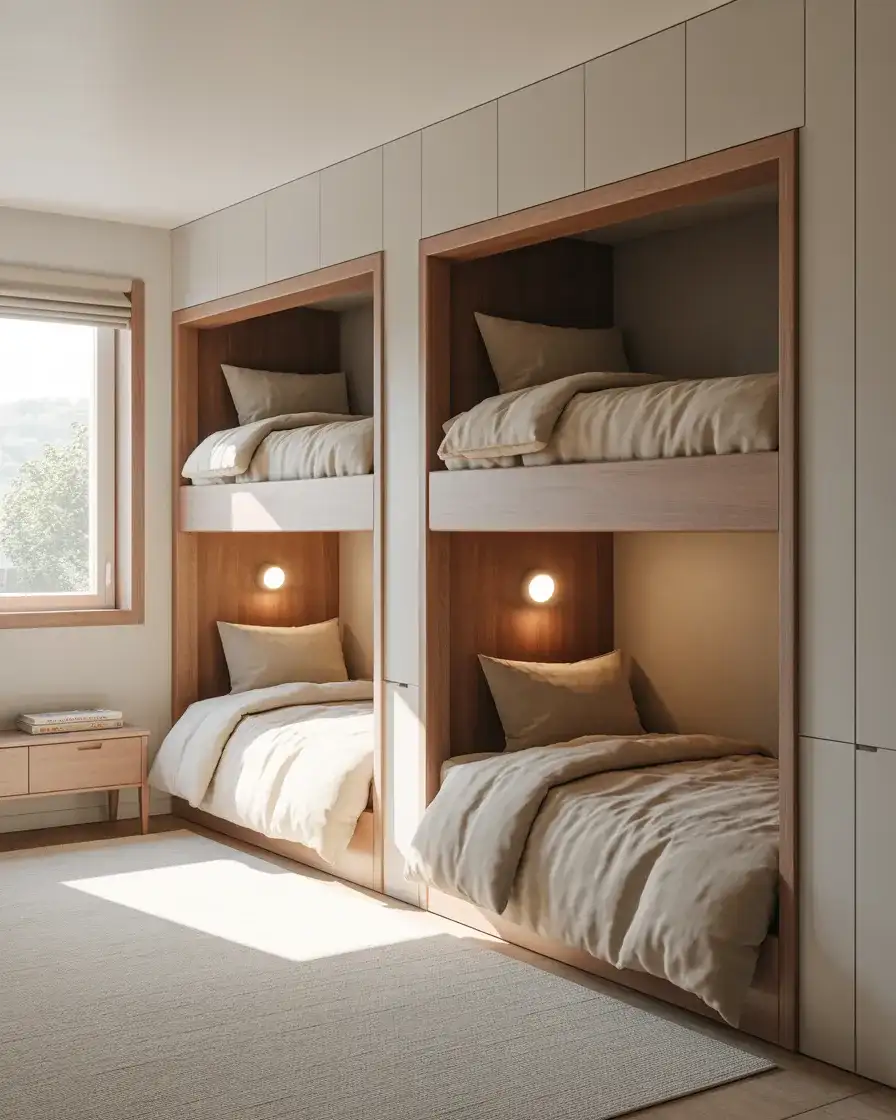Built-In Bunk Beds That Look Like They Came With the House 1