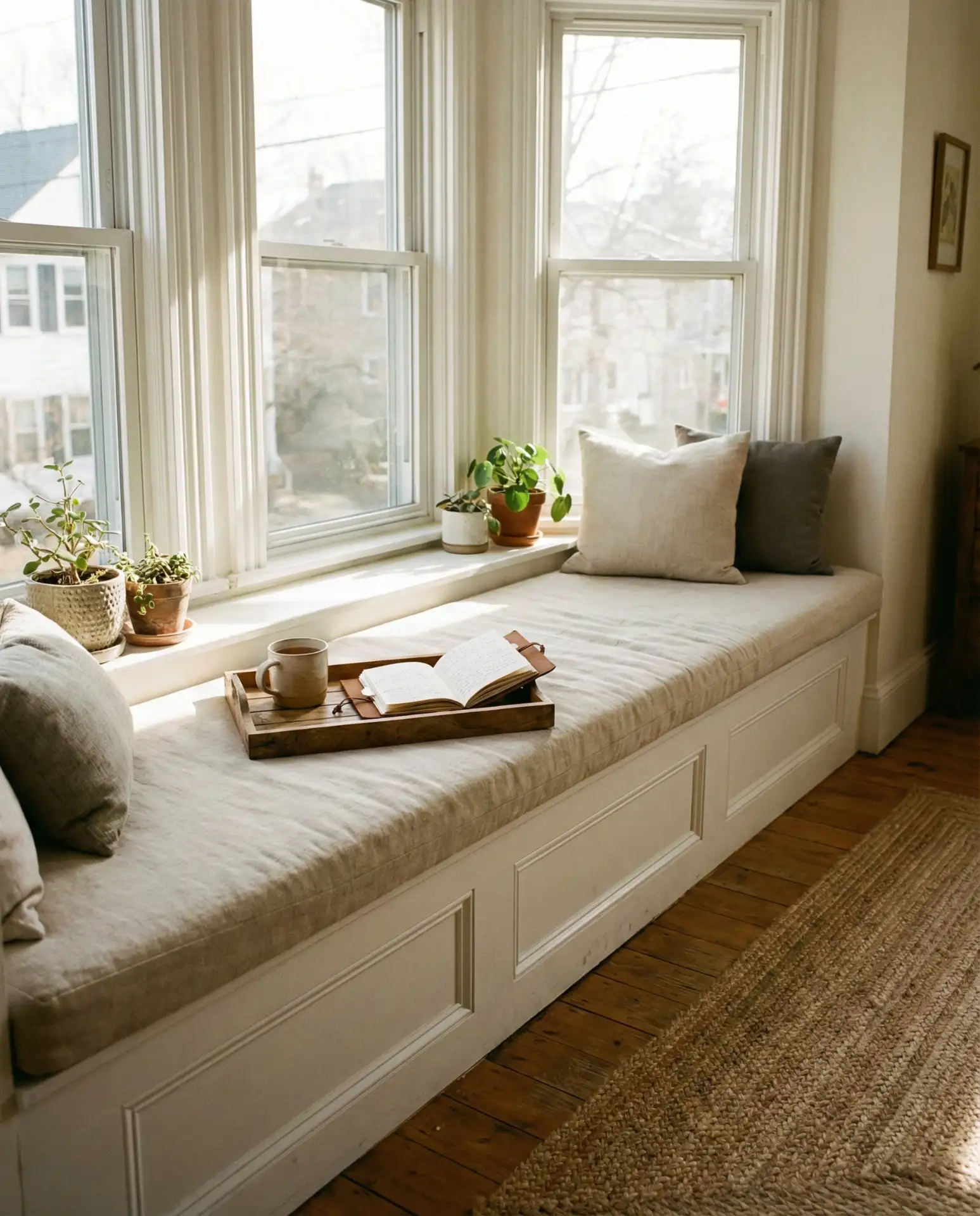 Built-In Window Seat with Hidden Storage 1