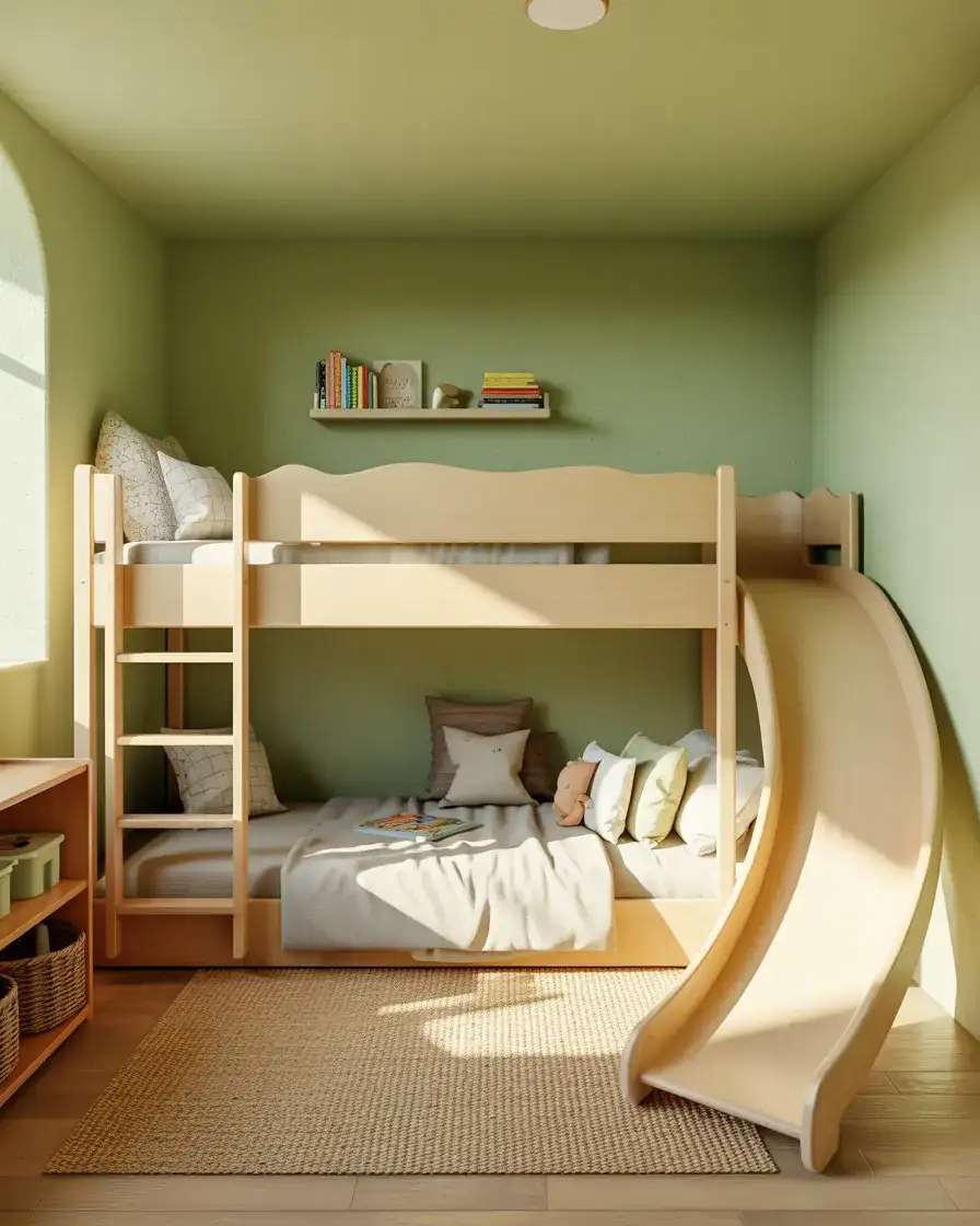 Bunk Beds With a Slide for Kids Who Live for the Drama 1