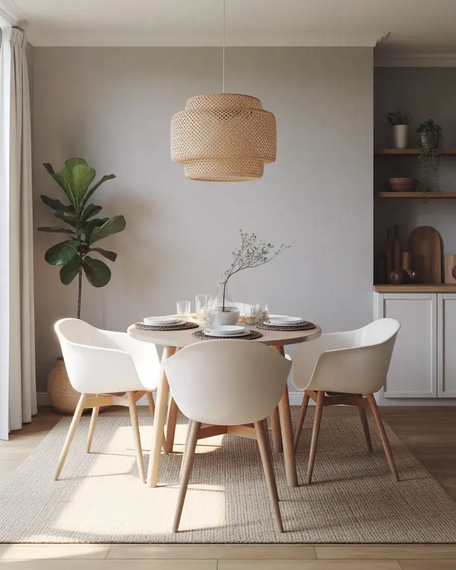 Chic White Dining Chairs for Airy Scandinavian Style 1