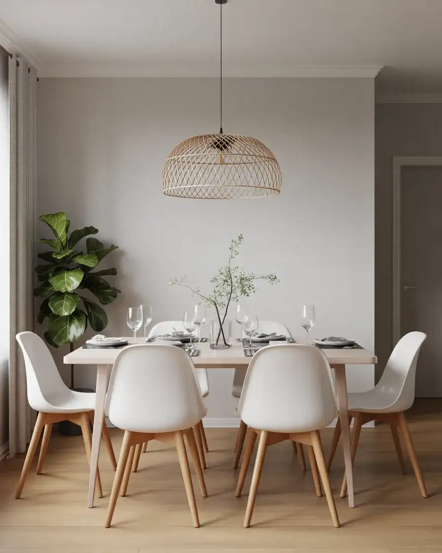Chic White Dining Chairs for Airy Scandinavian Style 2