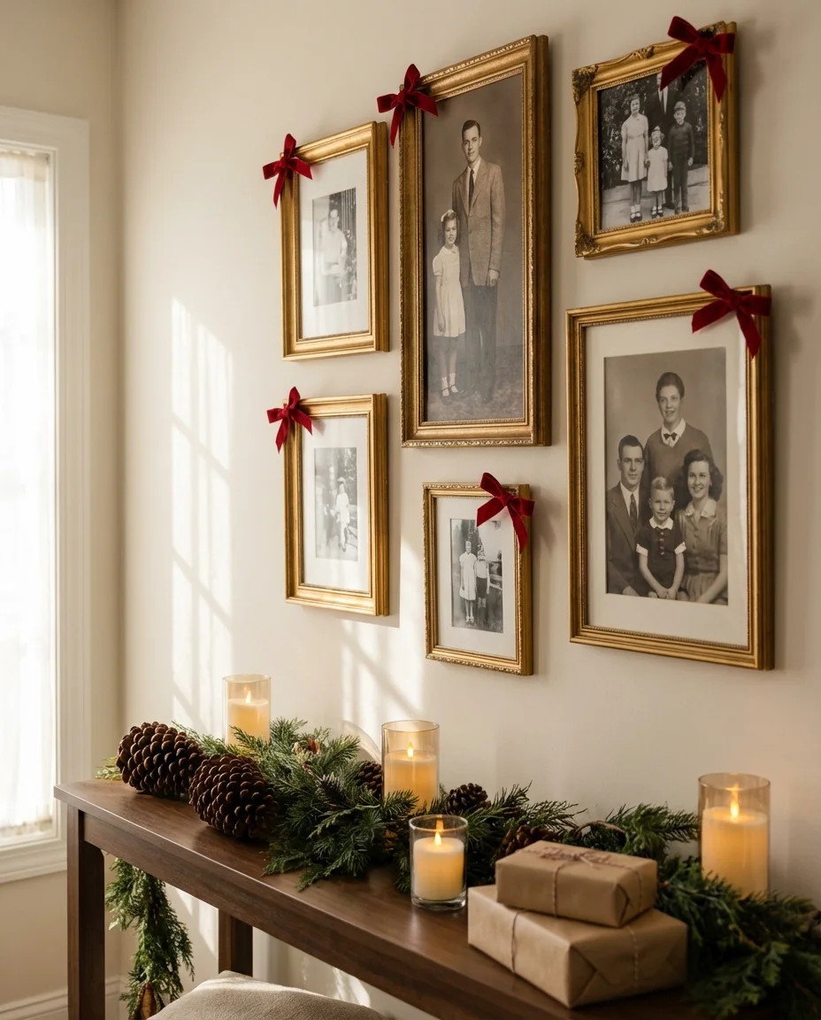 Christmas Holiday Photo Wall 2