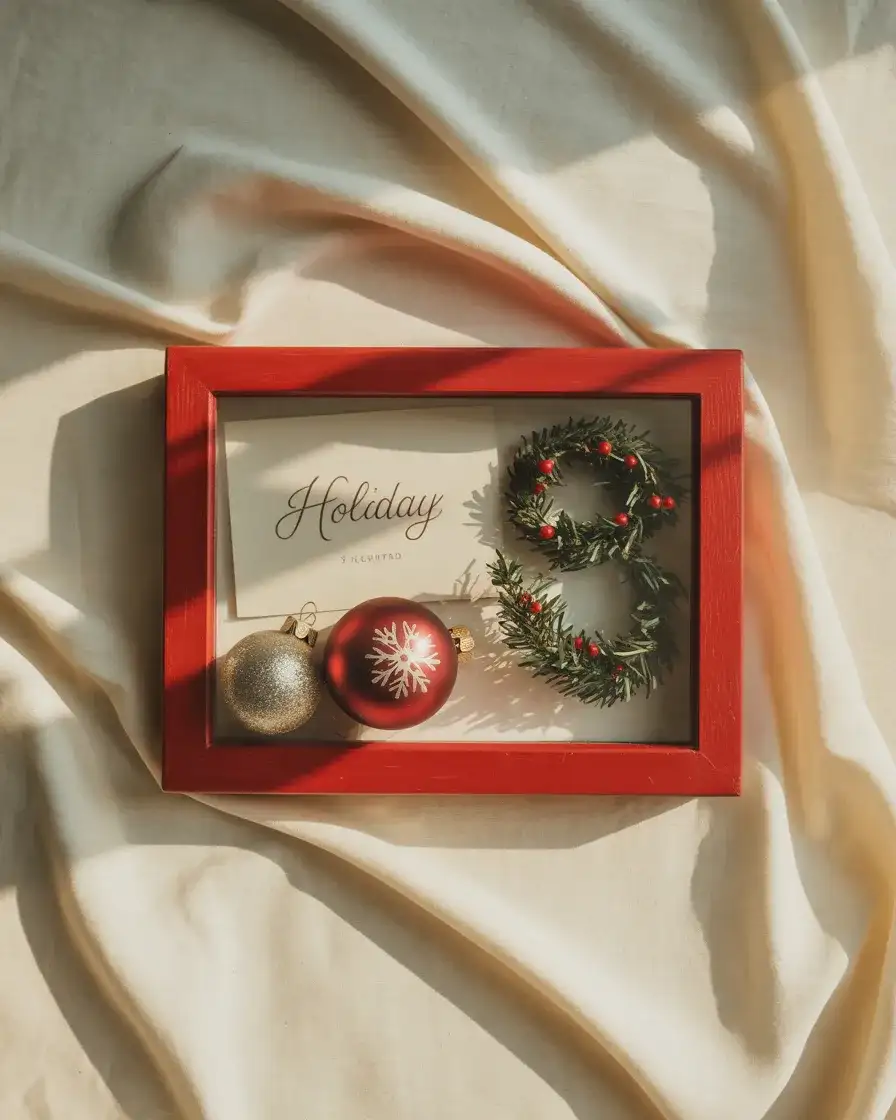 Christmas Ornament and Card Display 1