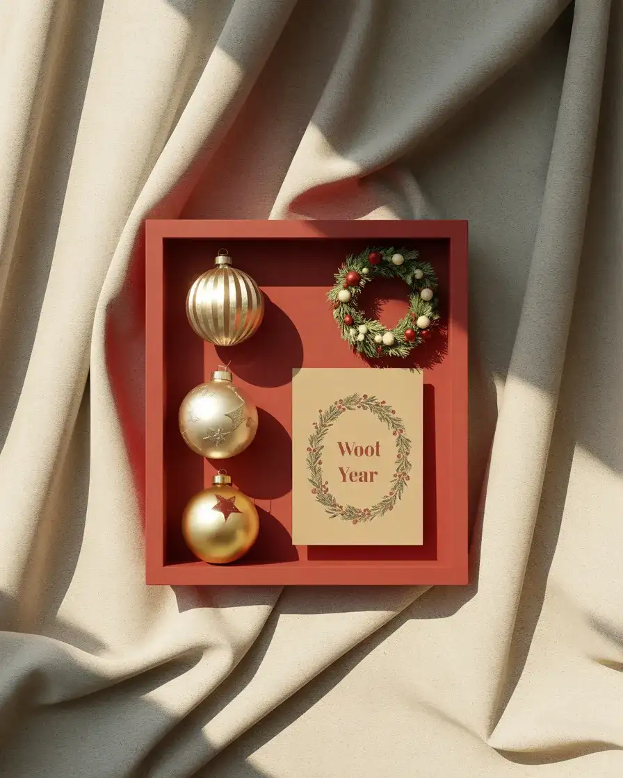 Christmas Ornament and Card Display 2