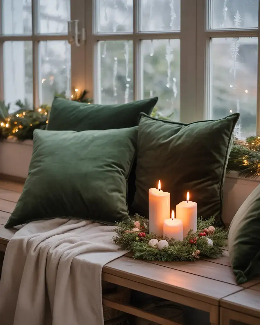 Christmas-Ready Sunroom with Seasonal Touches 1