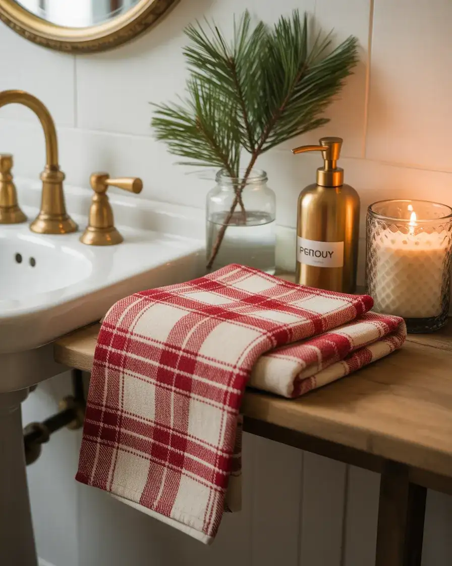Christmas and Holiday Bathroom Styling 1