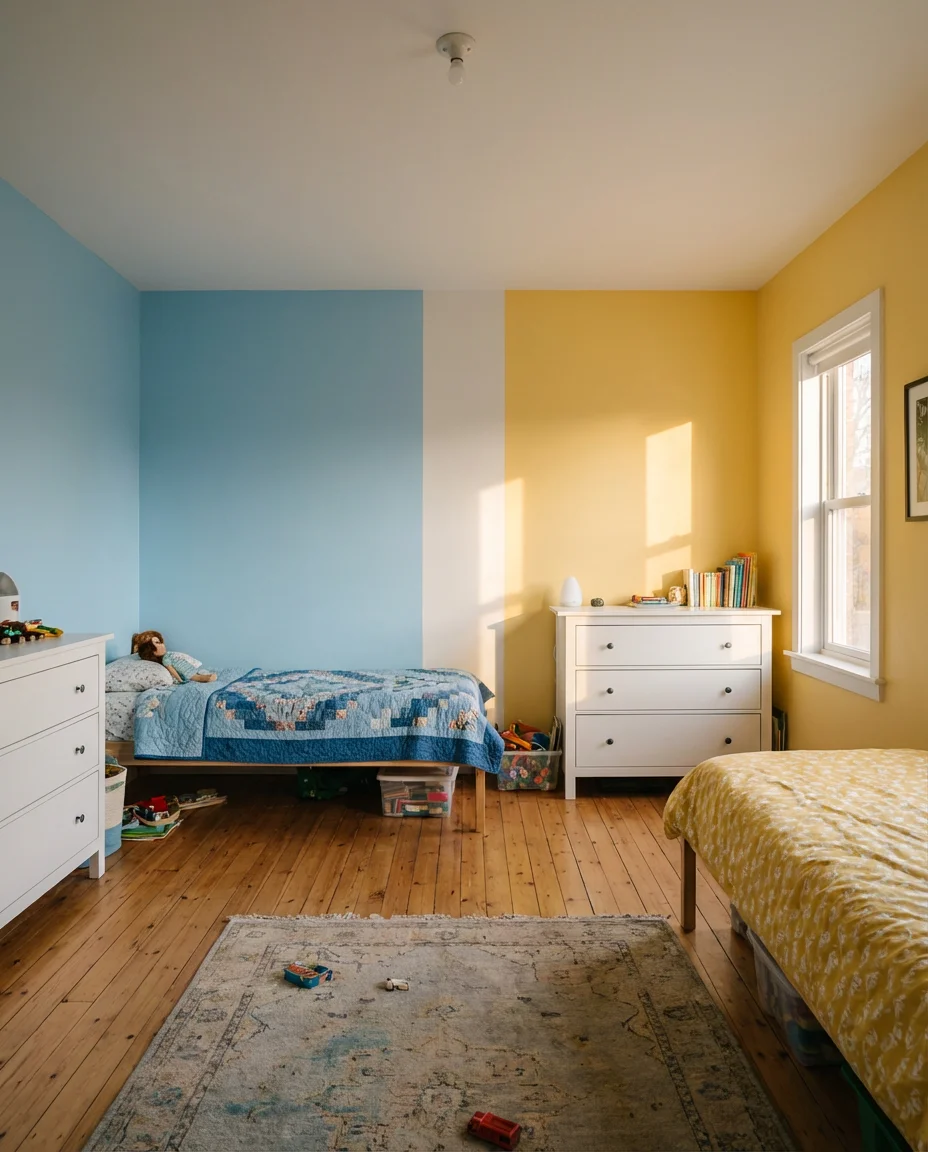 Colorful Shared Room for Two Kids 2