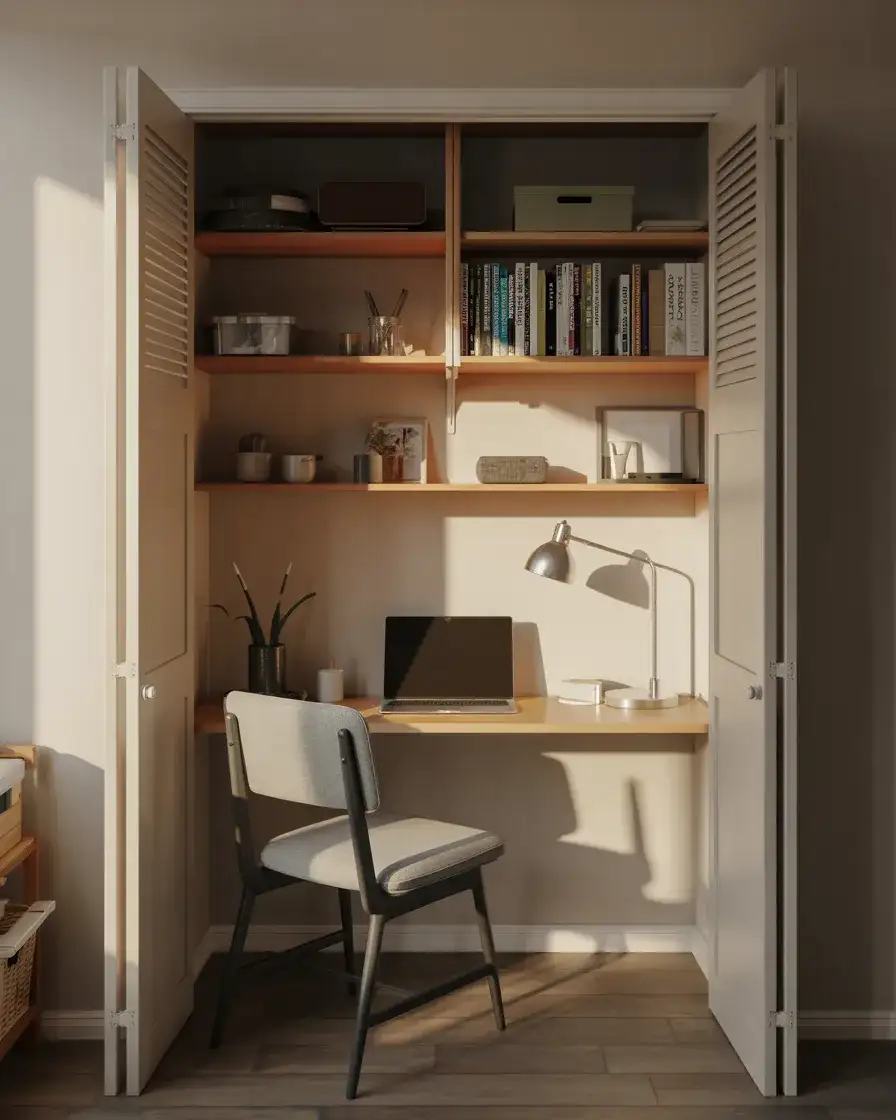 Converted Closet Office 2