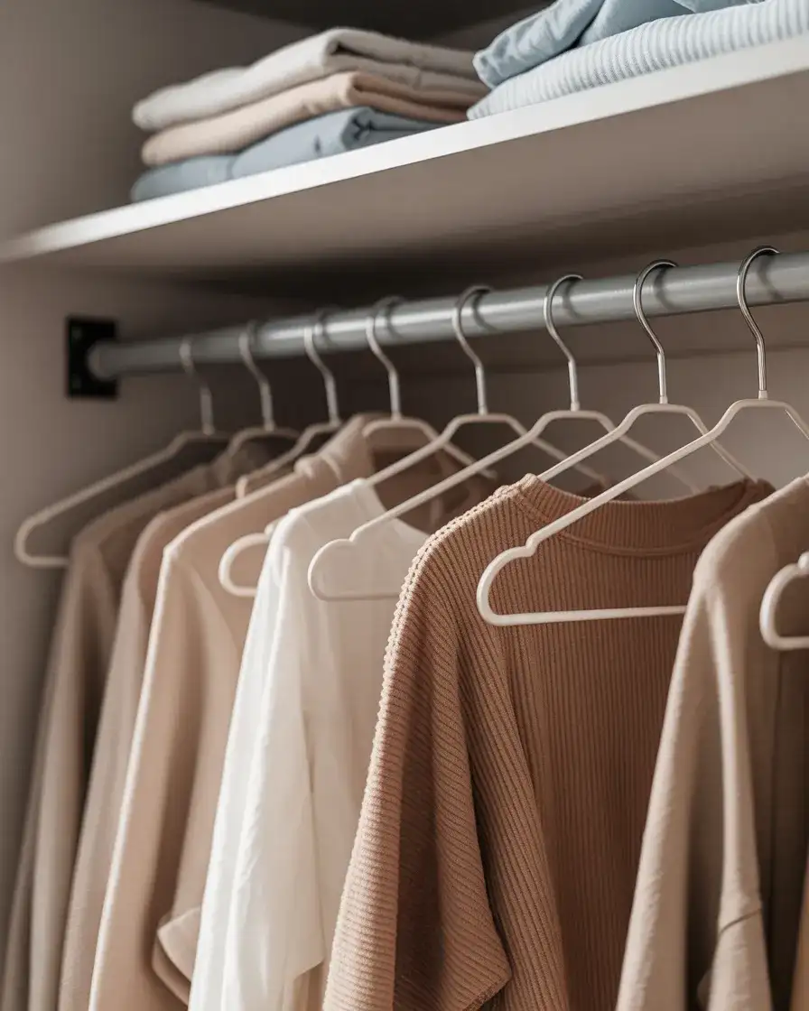 Coordinated Hangers for a Polished Closet 2