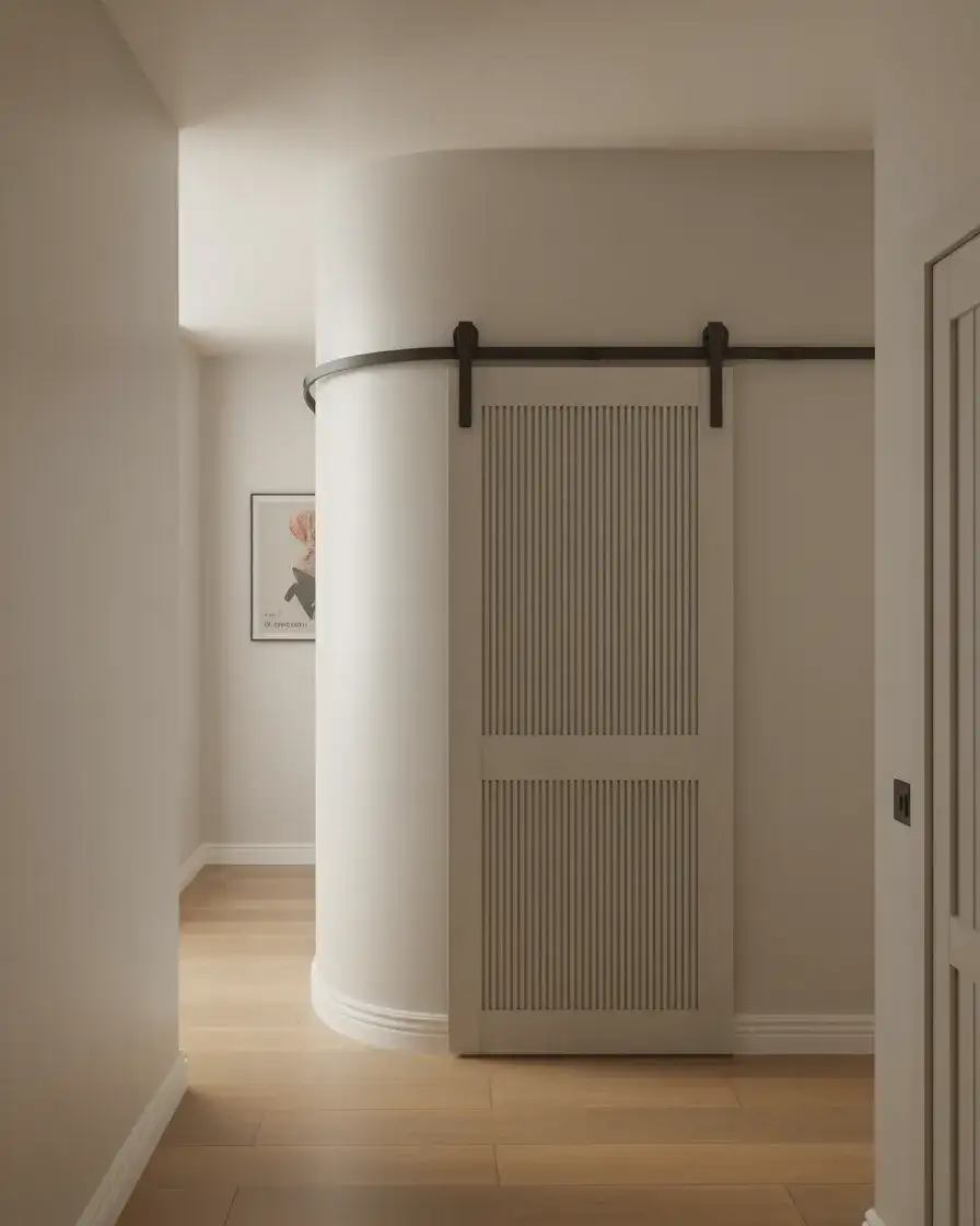 Corner Barn Door Installation for Awkward Spaces 1