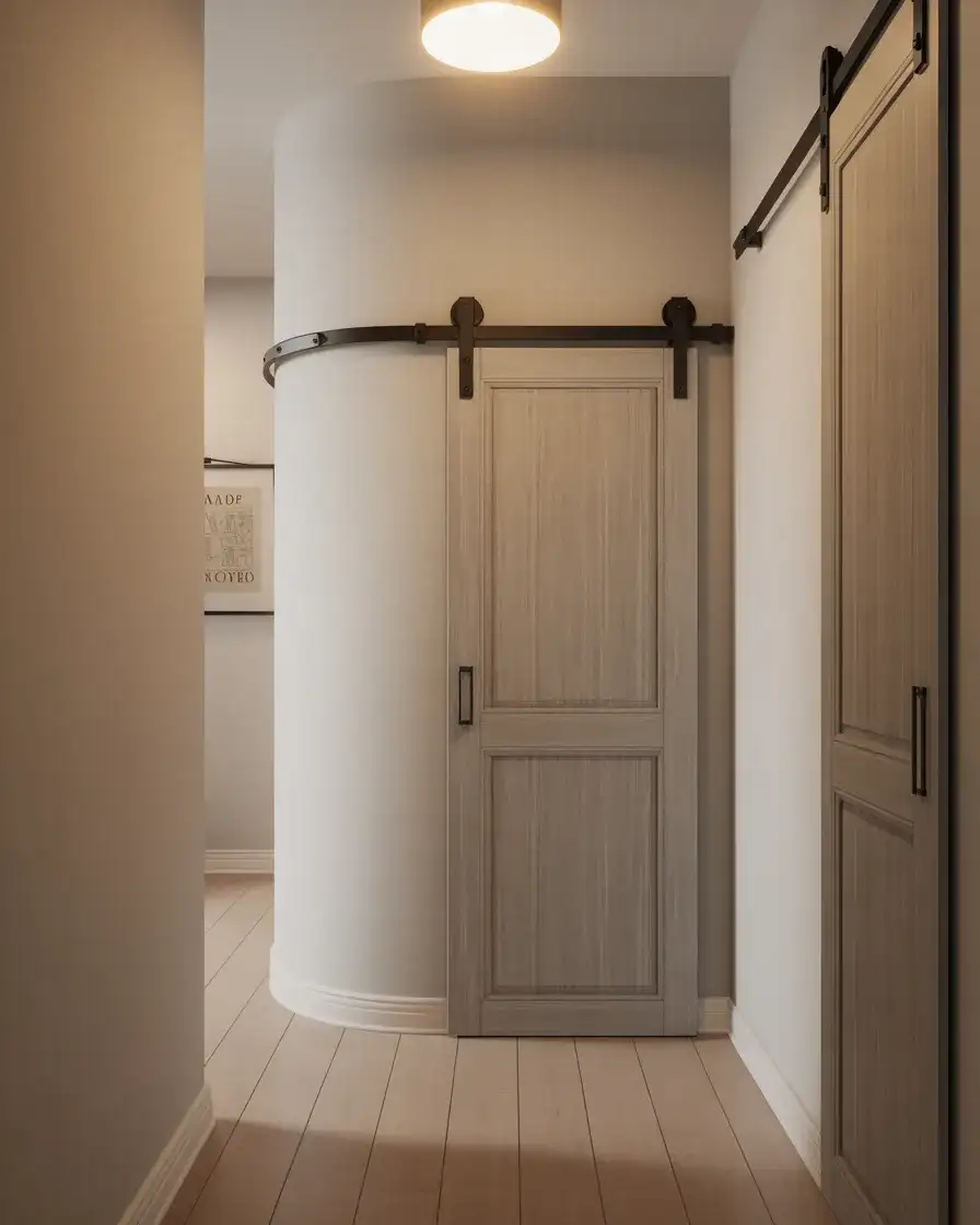 Corner Barn Door Installation for Awkward Spaces 2