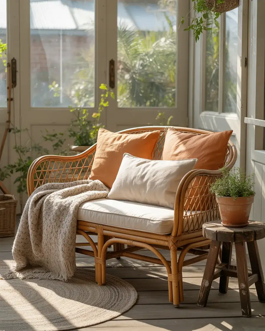 Cozy Layered Textiles with Vintage Finds 2