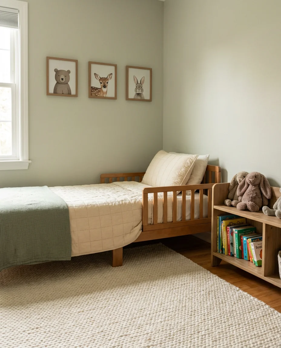 Cute Animal Friends Nursery-to-Toddler Room 2