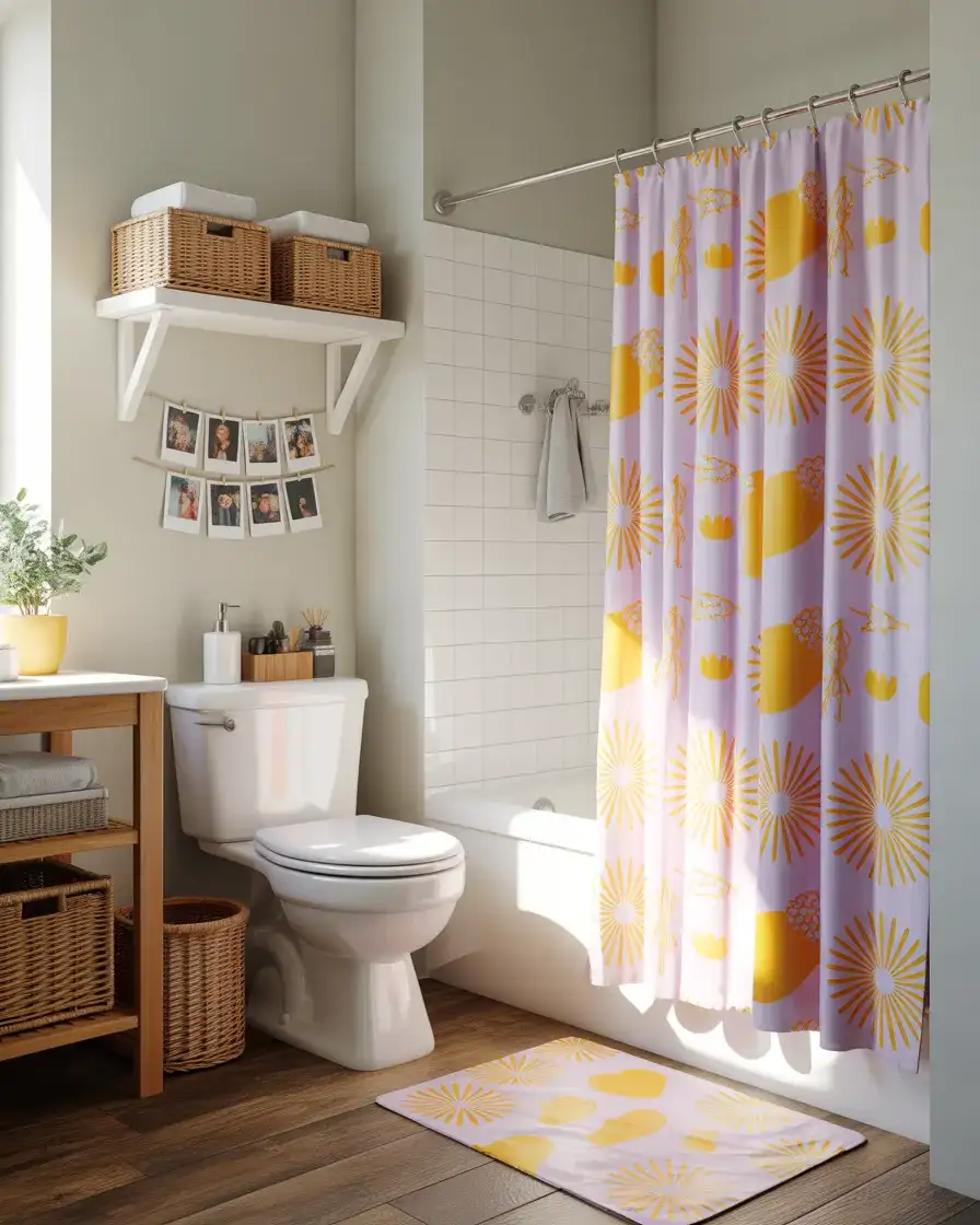 Cute and Playful College Bathroom 1