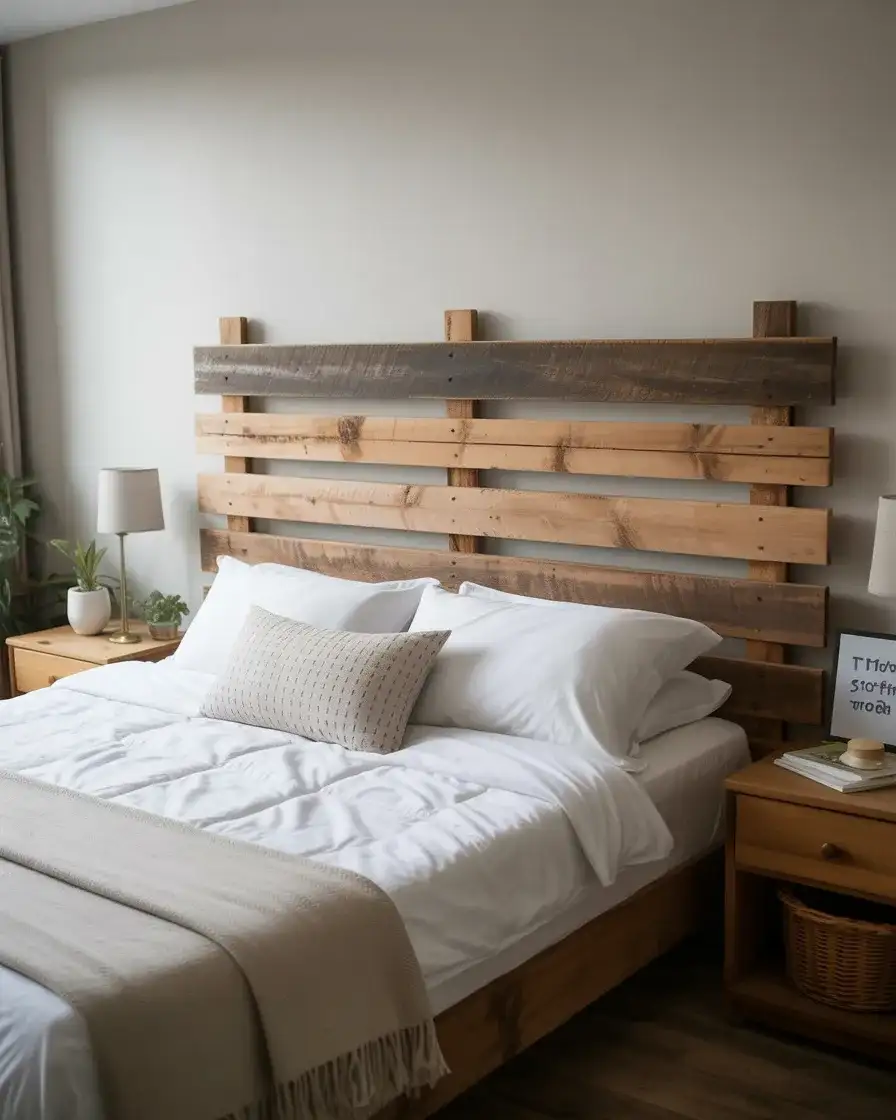 DIY Headboard from Salvaged Materials 1