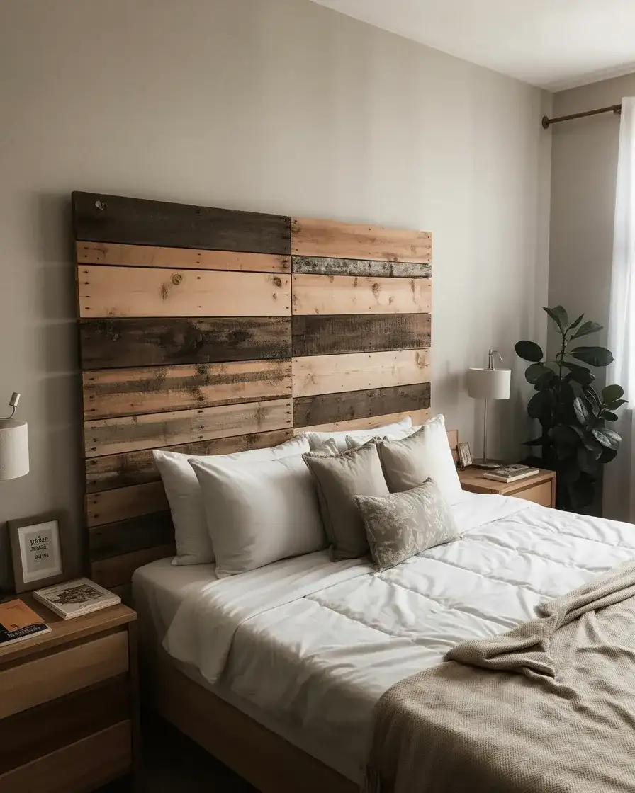 DIY Headboard from Salvaged Materials 2