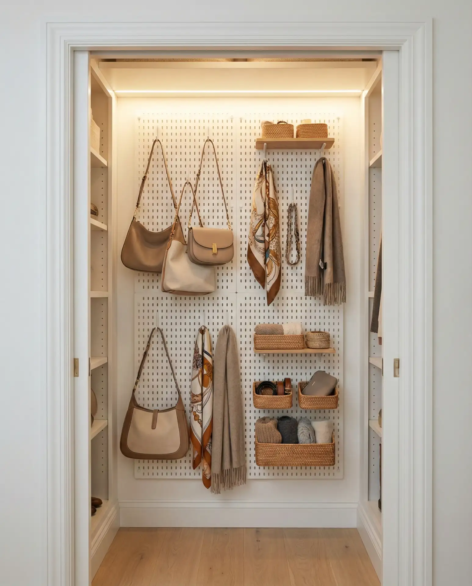 DIY Pegboard Closet Organizer 1