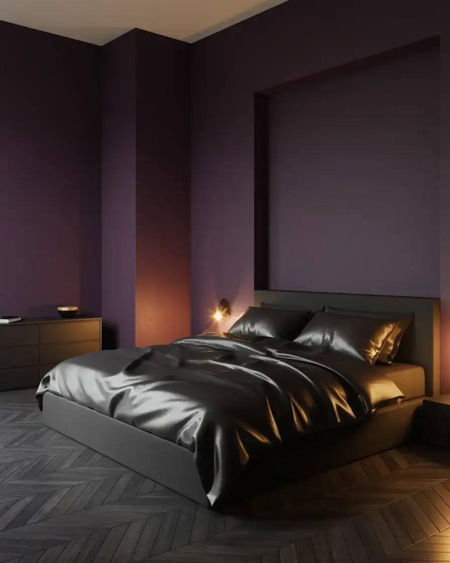 Dark Eggplant and Black Sophistication 1