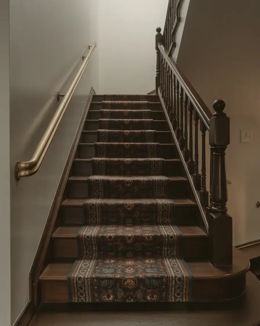 Dark Staircases for Moody Interiors 1