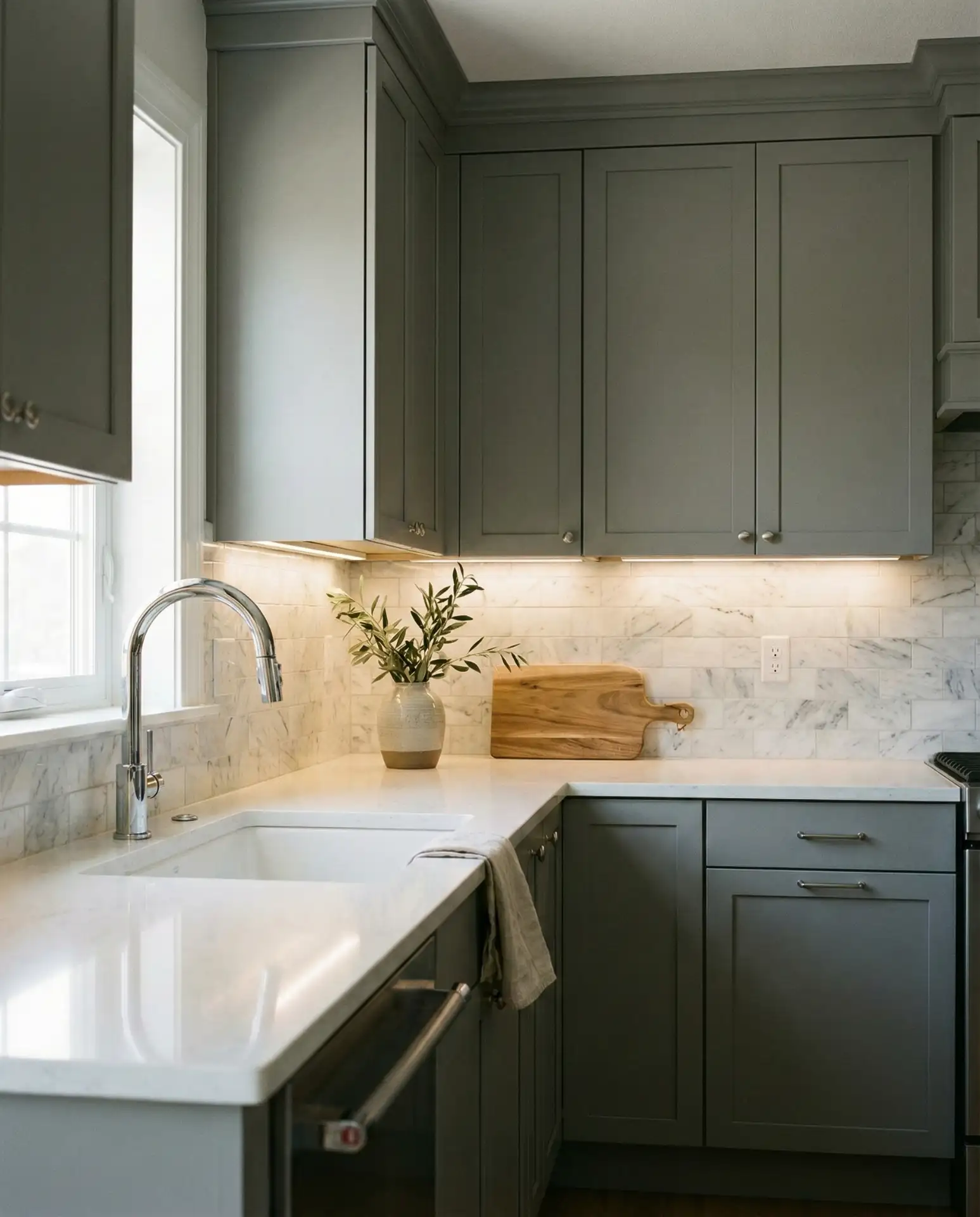 Decorating Above Cabinets with Style 1