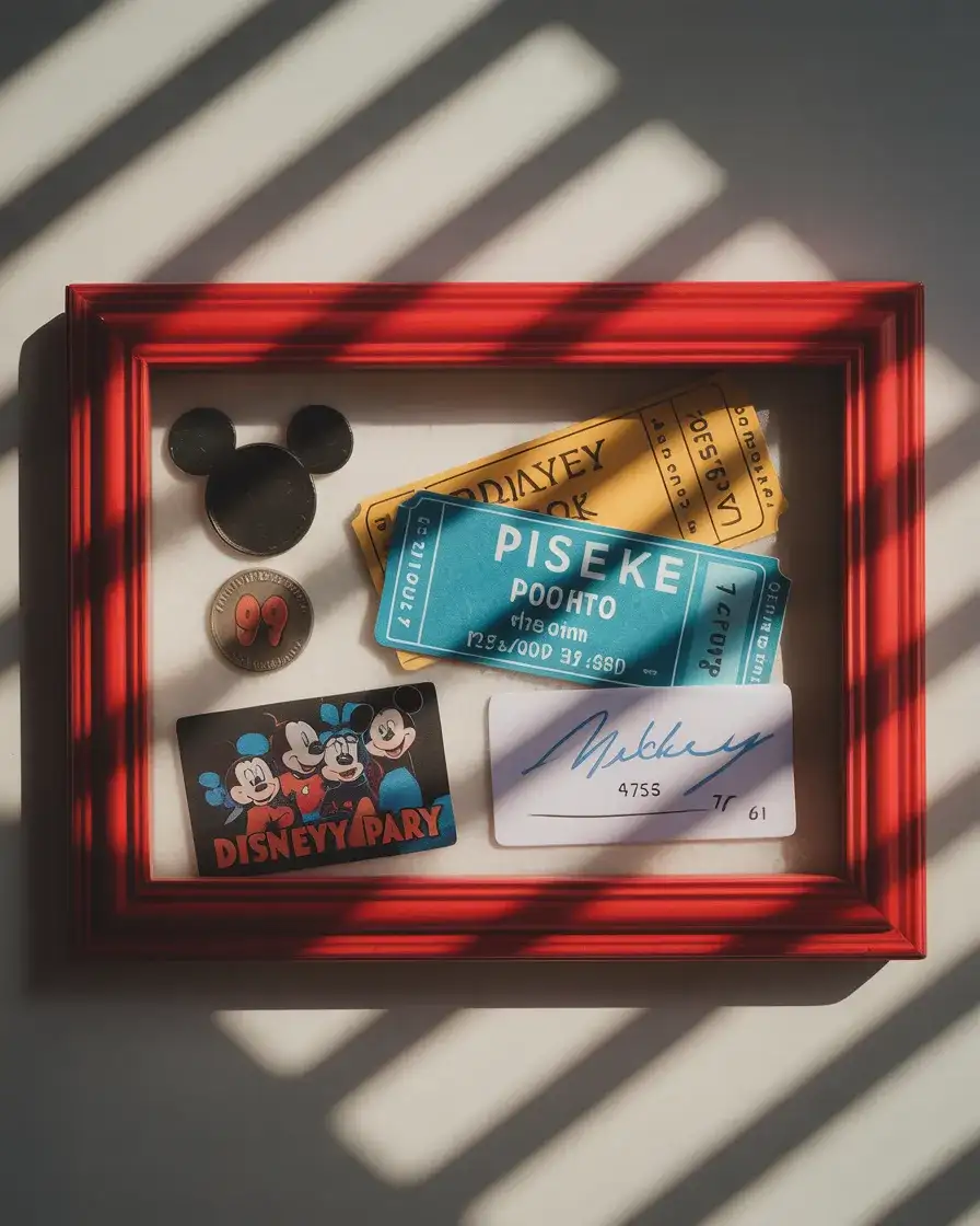 Disney Vacation Memory Shadow Box 1