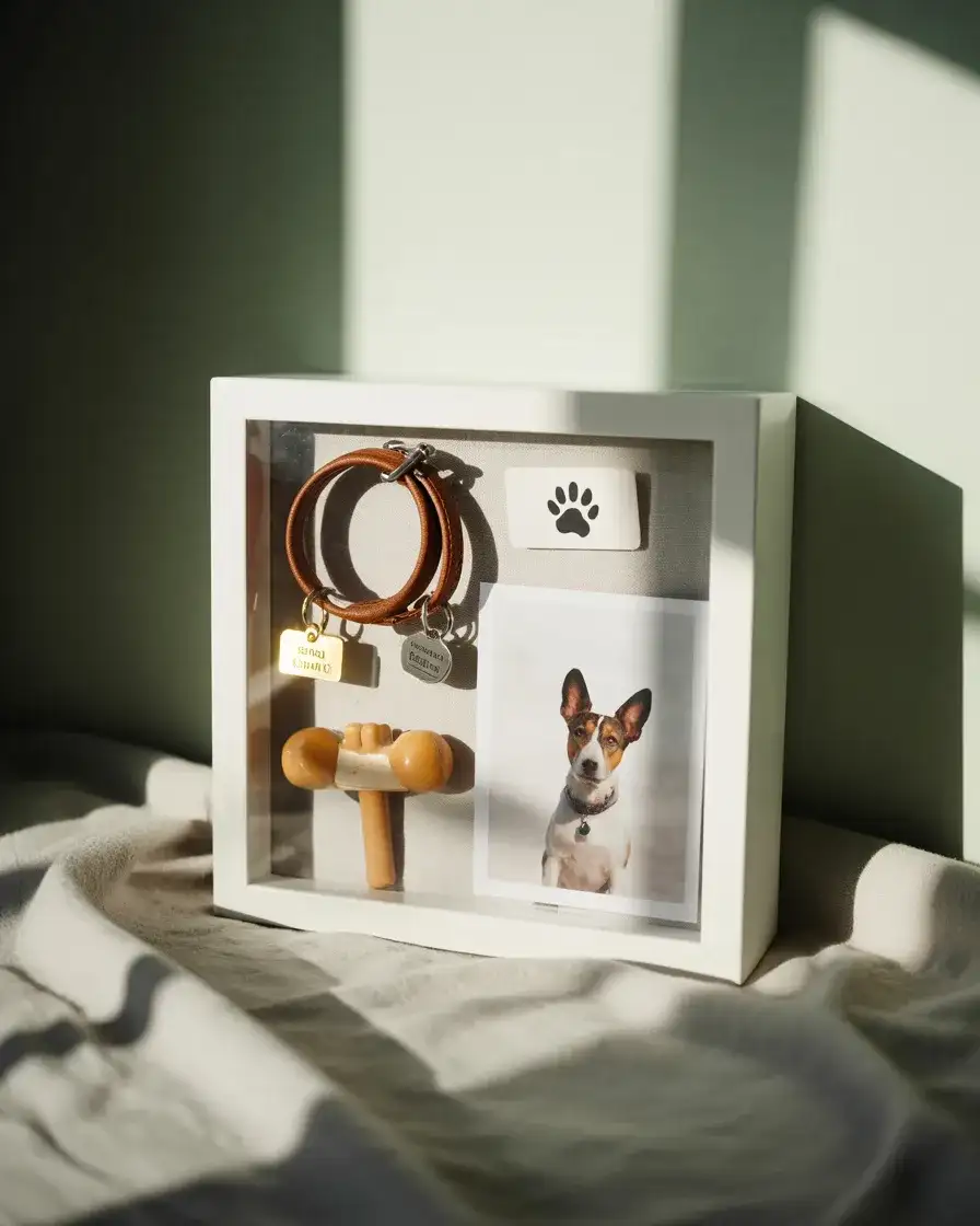 Dog Memorial Shadow Box 1