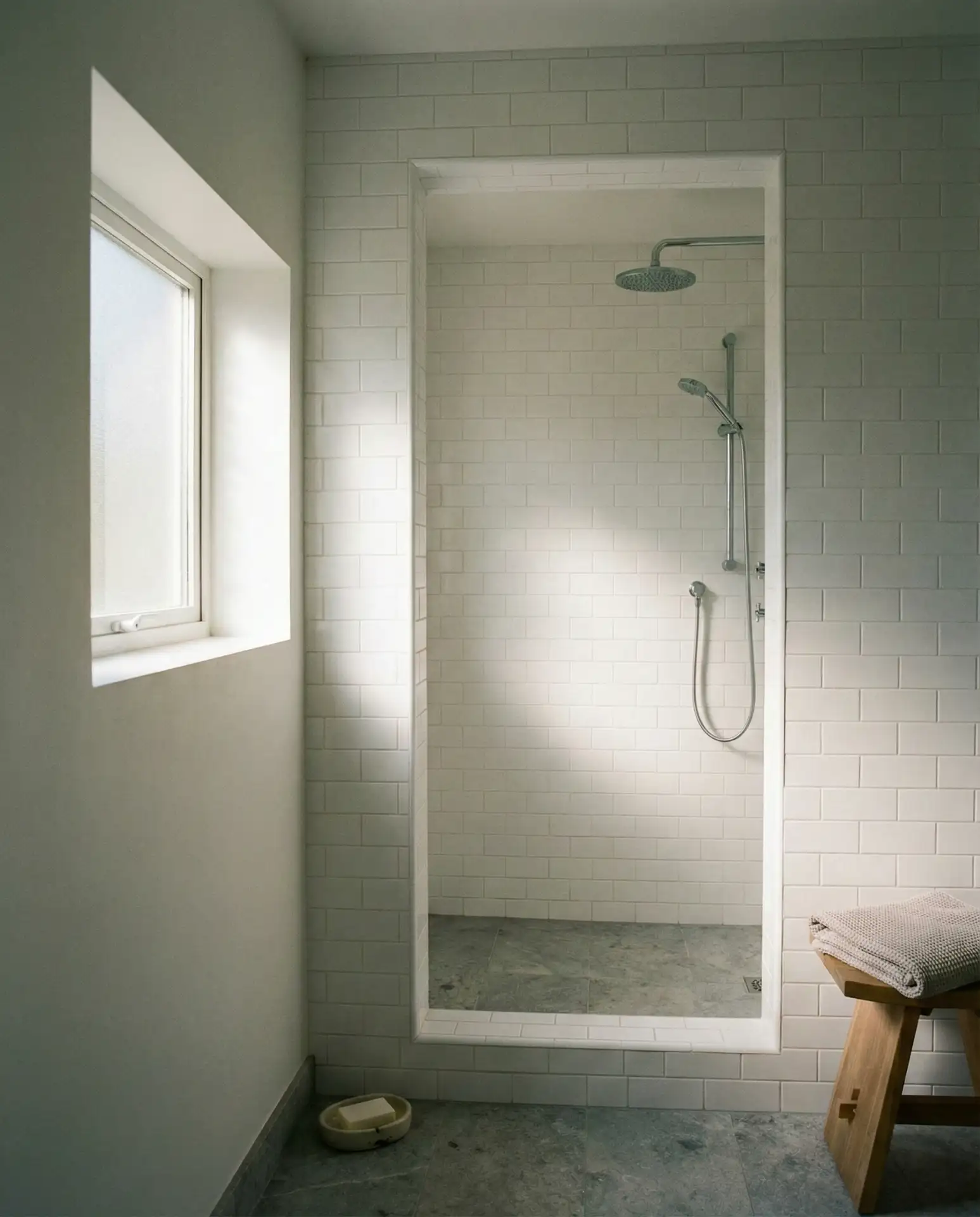 Doorway-Style Walk-In Shower for a Small Bathroom 1