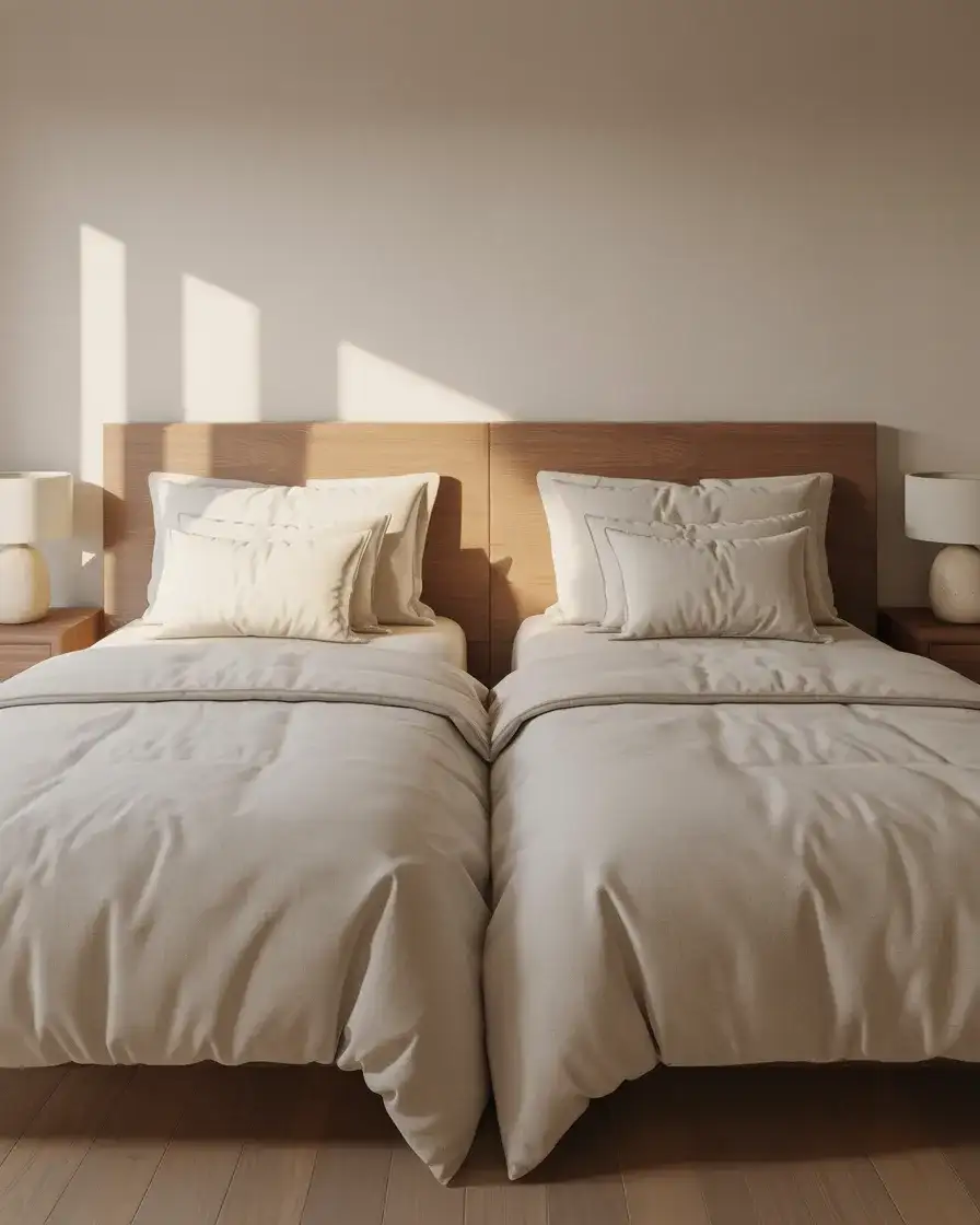 Double Bed Equivalent With Two Twins Pushed Together 1