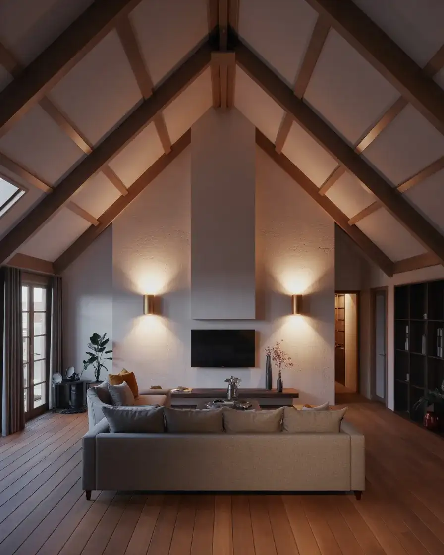 Dramatic Uplighting on Vaulted Ceilings 1