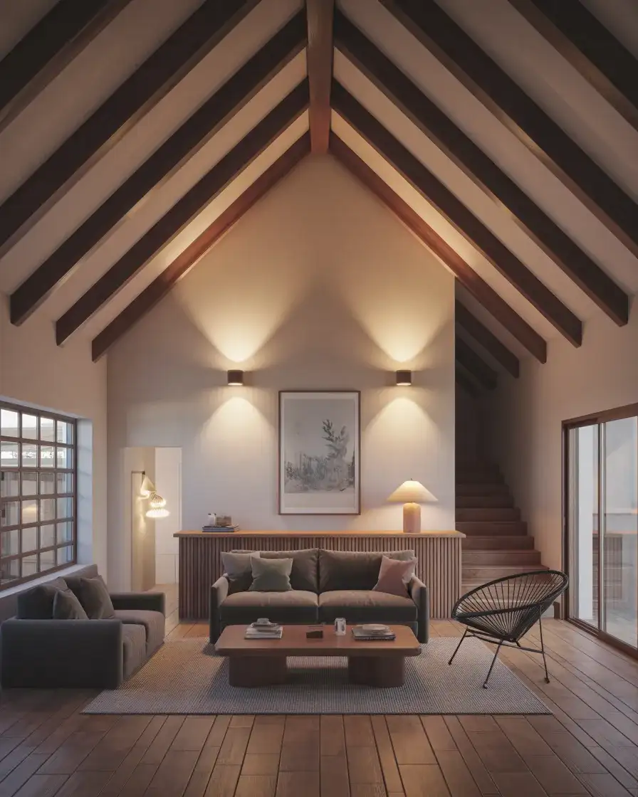 Dramatic Uplighting on Vaulted Ceilings 2