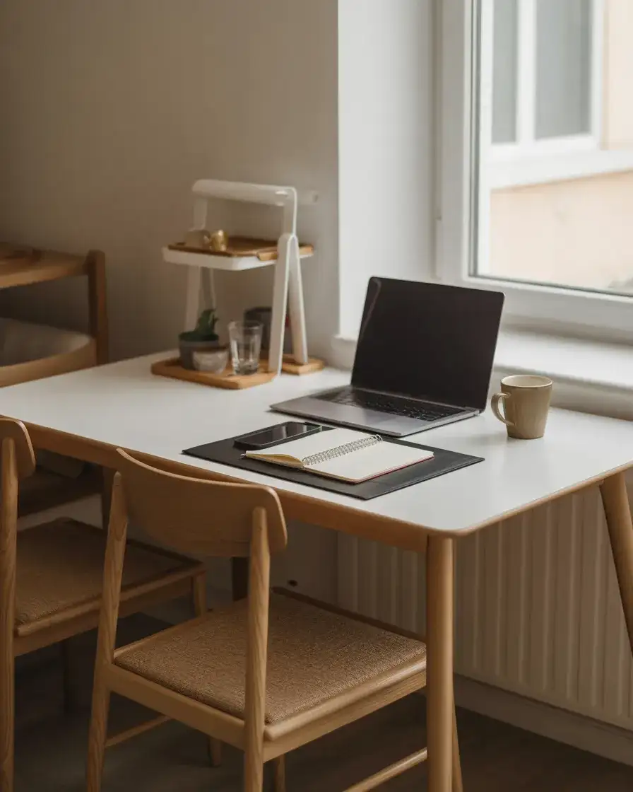 Dual-Purpose Dining Table Office 2