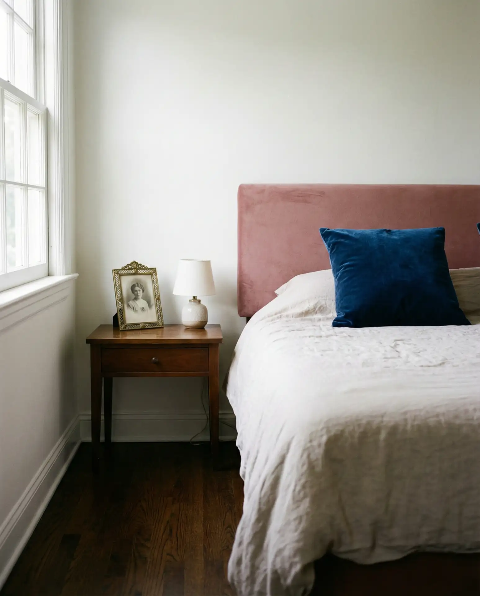 Dusky Pink with Navy Blue Accents 2