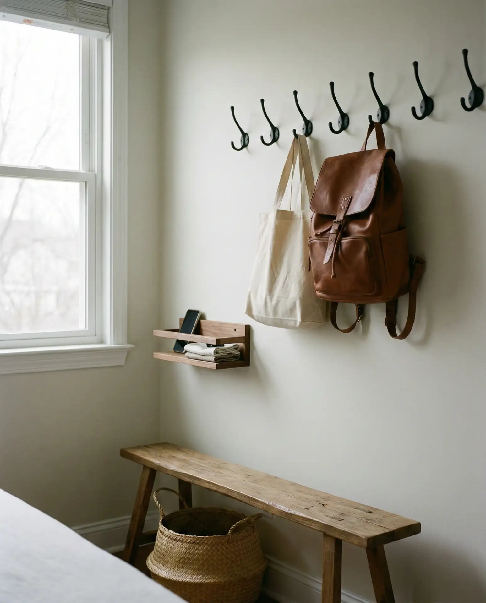 Entryway-Style Bedroom Drop Zone 1