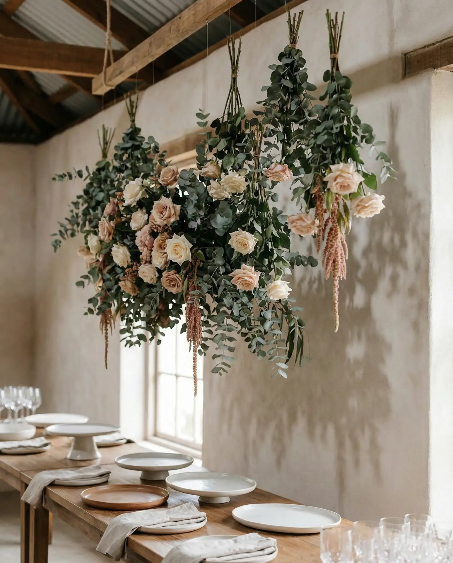 Floating Floral Installation Above 1