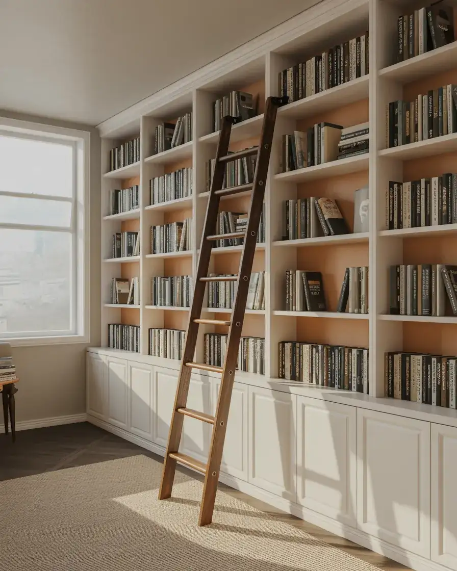 Floor-to-Ceiling Built-In Shelves 1