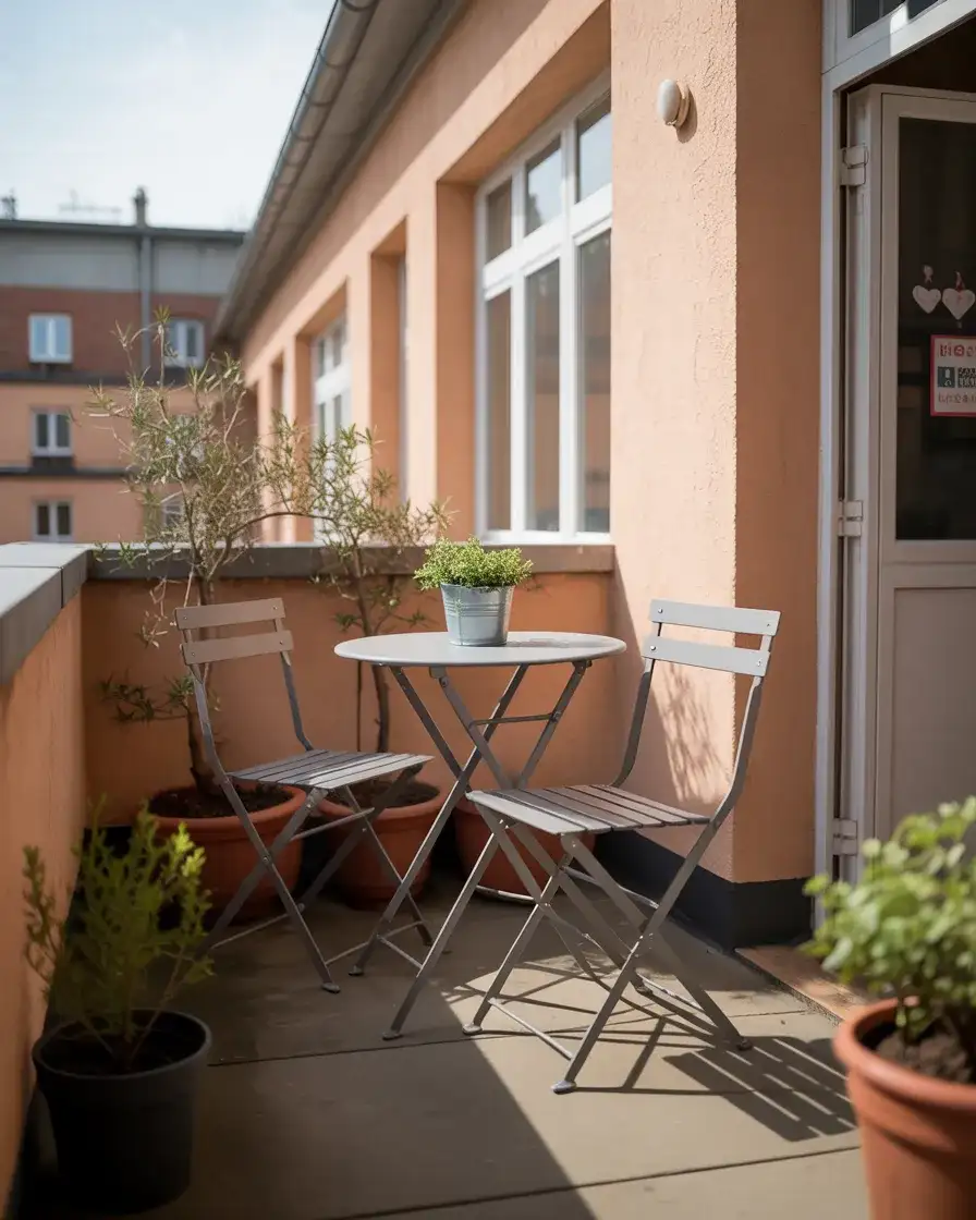 Folding Bistro Set for a Tiny Balcony 2
