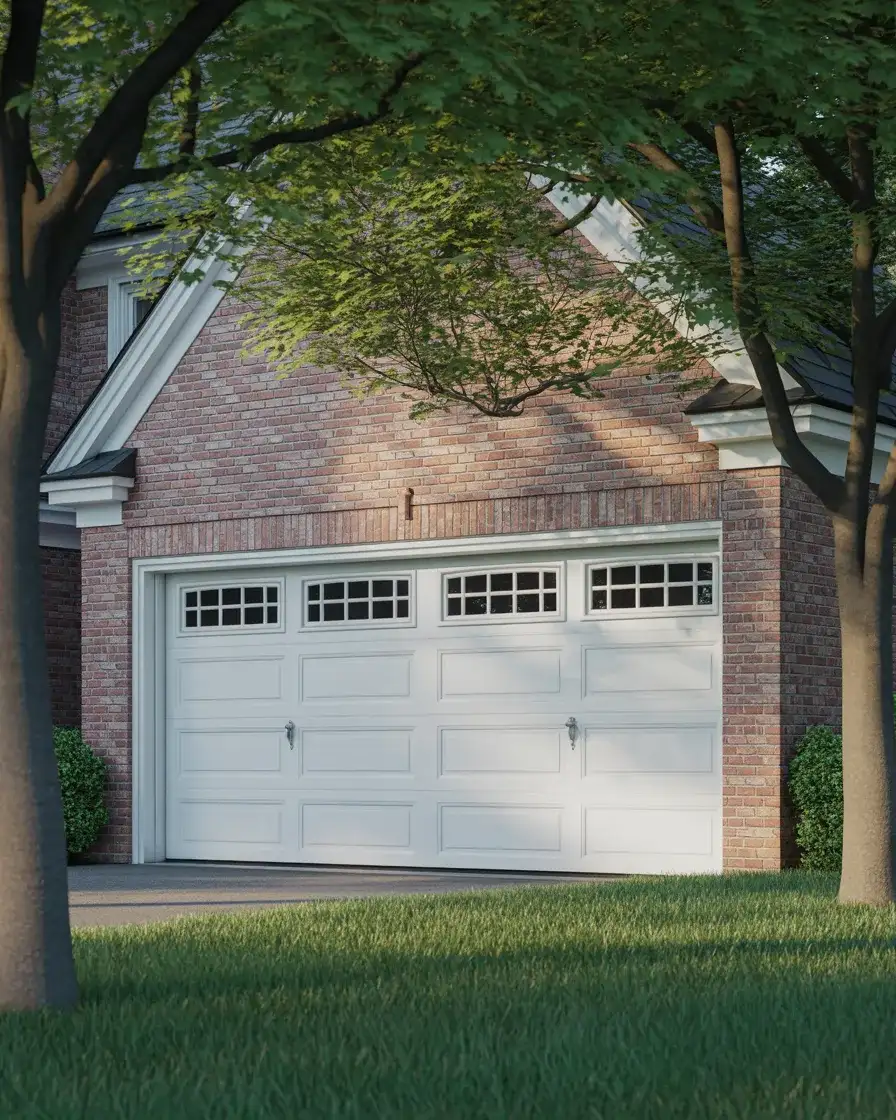 Garage Door with Decorative Windows Row 2