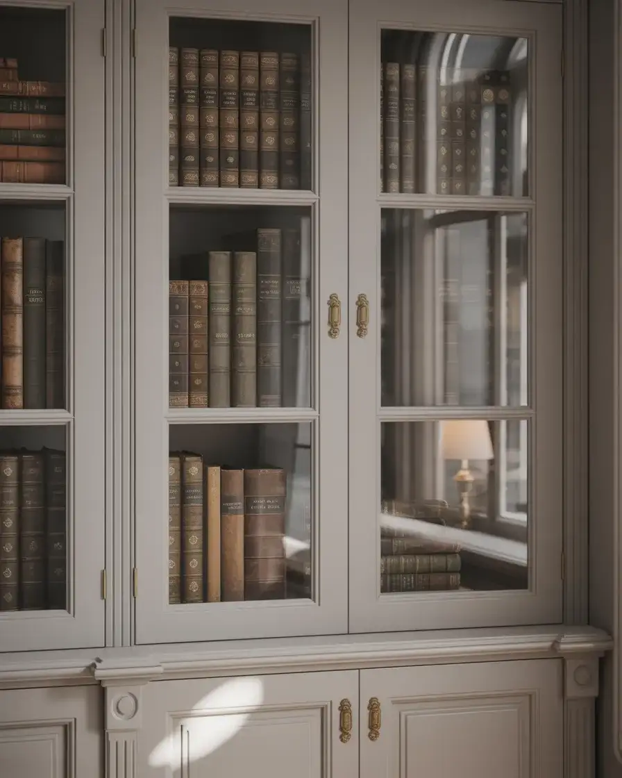 Glass-Front Cabinet for Rare Books 2