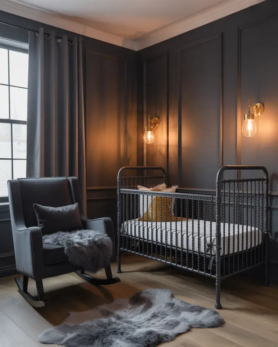 Goth-Inspired Dark Nursery 1