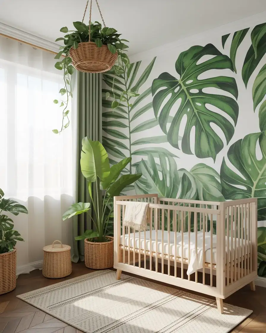 Green Tropical Leaf Nursery 2