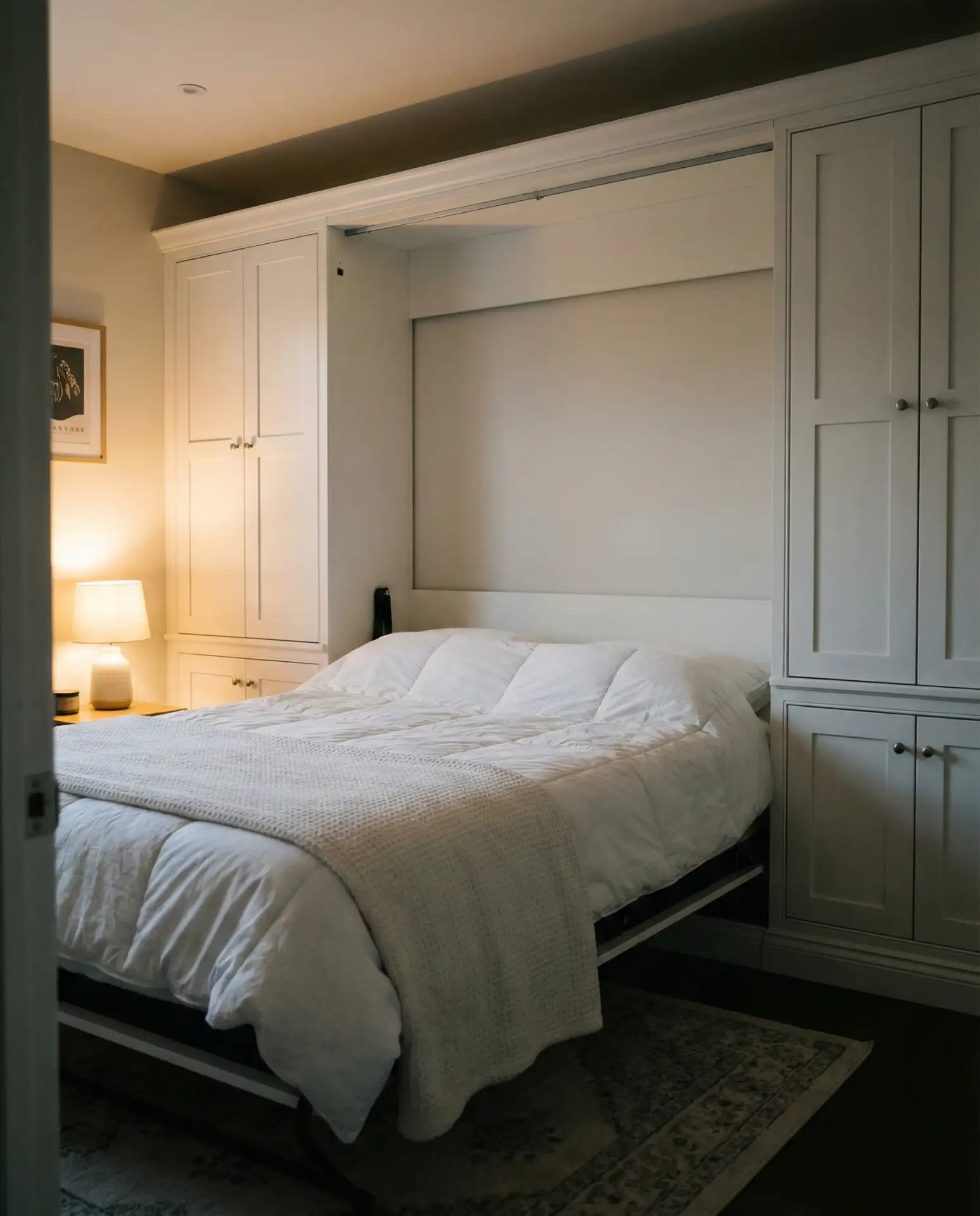 Guest Room Murphy Bed with Integrated Storage 2