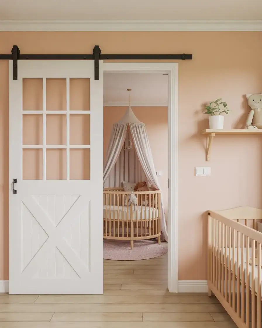 Half Barn Door for a Kids' Room or Nursery 1