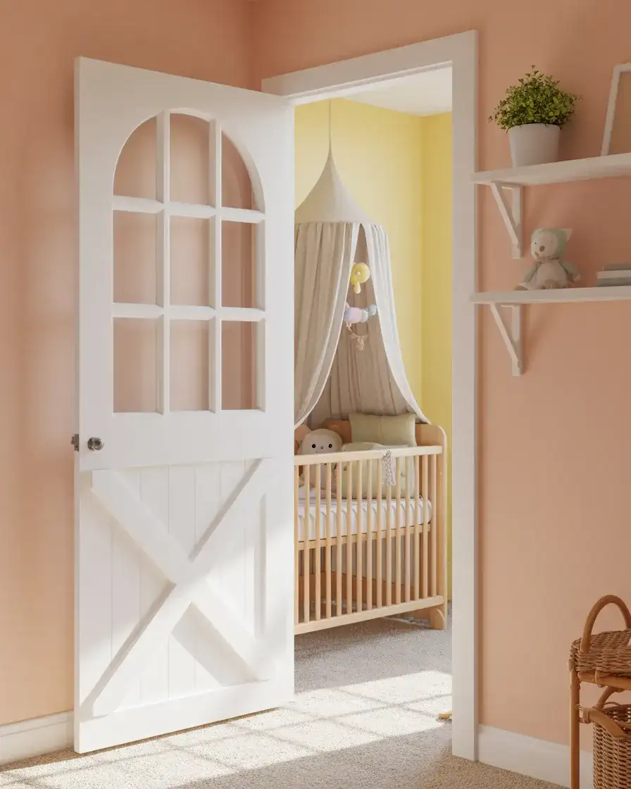 Half Barn Door for a Kids' Room or Nursery 2